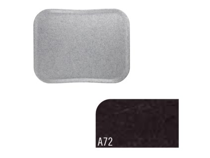 Versa podnos jídelní 36 × 46 cm, černá (A72)