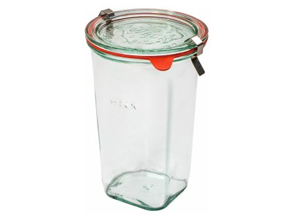 Zavařovací sklenice WECK Quadro 795 ml, set 6 ks