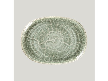 Krush talíř oválný 28 × 20,5 cm, zelený