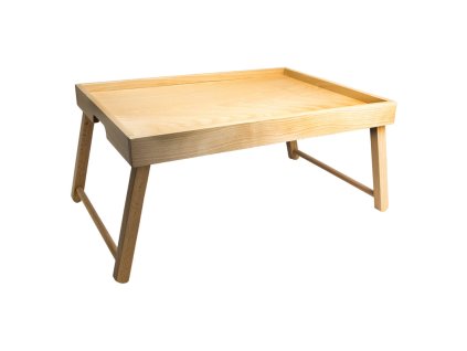 Podnos room service s nohama, bukový