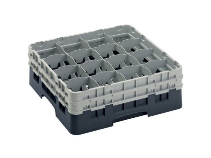 Koš Camrack 16 pozic, výška sklenice 15,2 cm - Černá