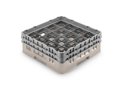 Koš Camrack 16 pozic, výška sklenice 25,8 cm - Béžová
