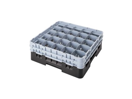 Koš Camrack 25 pozic, výška sklenice 25,8 cm - Černá