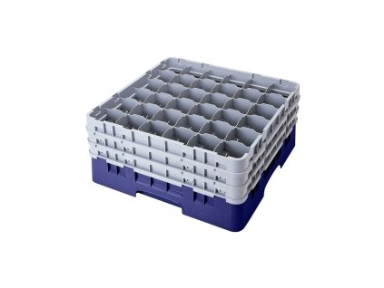 Koš Camrack 36 pozic, výška sklenice 27,8 cm - Modrá