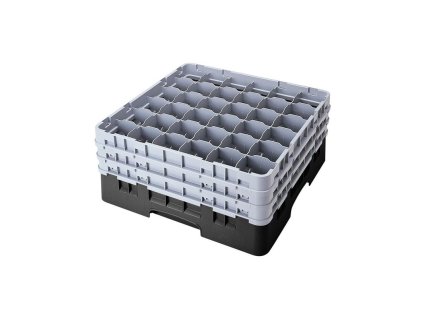 Koš Camrack 36 pozic, výška sklenice 13,2 cm - Černá