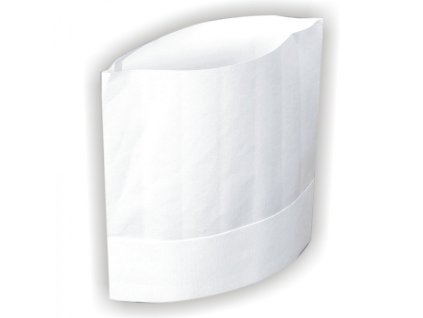 Premium čepice kuchařská výš. 22 cm, bílá