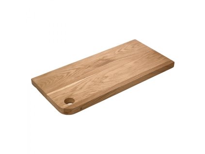 Deska dubová s otvorem 500 × 235 × 30 mm