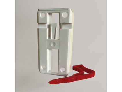 Uzamykatelný držák bílý pro 300 ml lahev