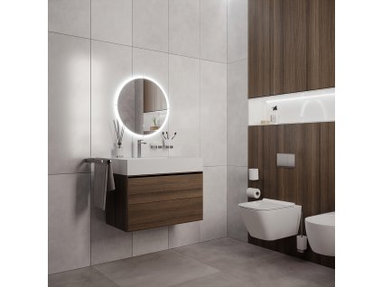 LED zrcadlo 600x600 s dotykovým senzorem