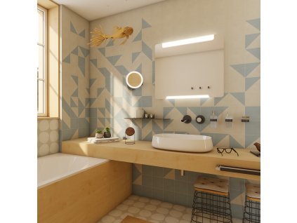 LED zrcadlo 900x700 s dotykovým senzorem