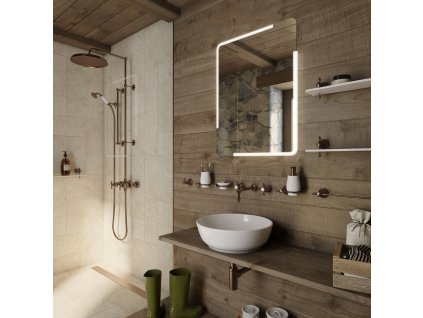 LED zrcadlo 600x800 s dotykovým senzorem