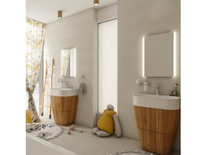 LED zrcadlo 500x700 s dotykovým senzorem