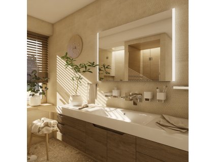 LED zrcadlo 800x700 s dotykovým senzorem