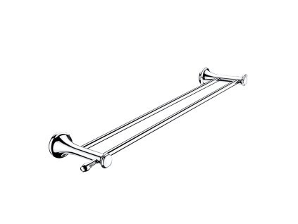 Držák na ručníky dvojitý, 64 cm