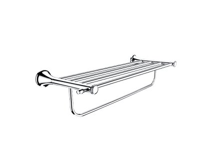 Police na ručníky s hrazdou, 64 cm.