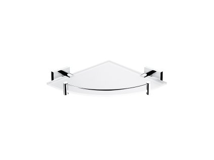 Police rohová s ohrádkou