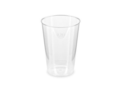 Kelímek krystal (PS) Ø76mm 0,25L [50 ks]