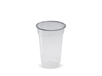 Kelímek (rPET) čirý Ø78mm 0,25L [50 ks]