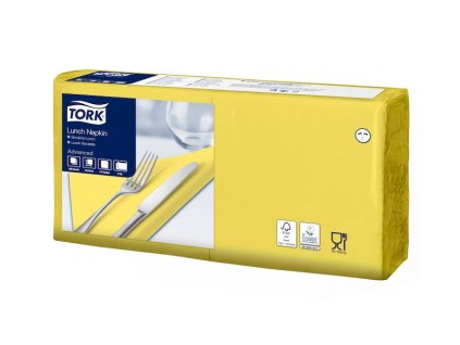 Tork žlutý ubrousek – oběd