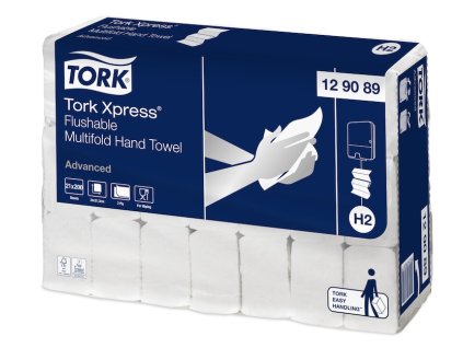 91426 tork xpress flushable papirove rucniky multifold bile