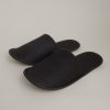 Hotelové pantofle BASIC NAP CLOTH 30 cm protiskluzové černé