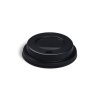 Víčko vypouklé (PS) černé Ø73mm [100 ks]