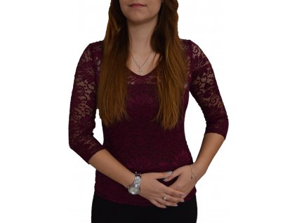 Společenská halenka Sabatti fialová