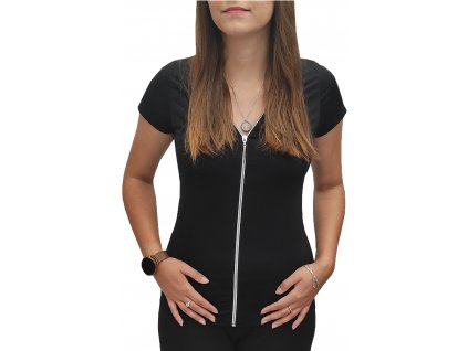 Halenka Ardewo černá zip