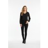 Halenka Sofistik černá s průhlednými rukávy