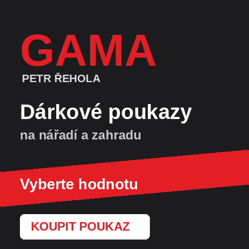 Dárkové poukazy GAMA