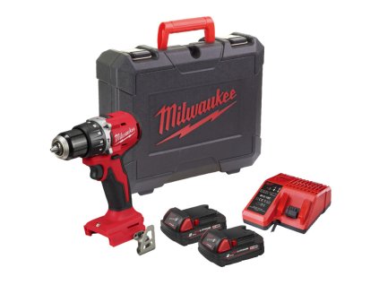 341501 m18 kompaktni priklepova bezuhlikova vrtacka milwaukee m18 blpdrc 202c