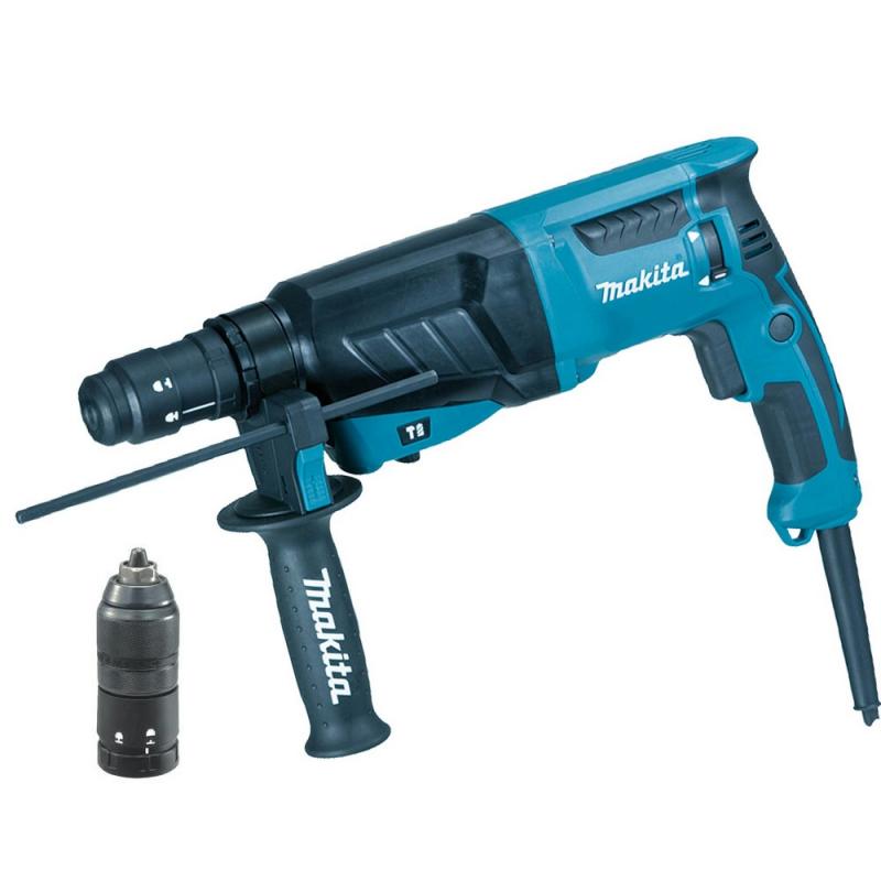 Kombinované kladivo s výměnným sklíčidlem Makita HR2630T 2,4J, 800W