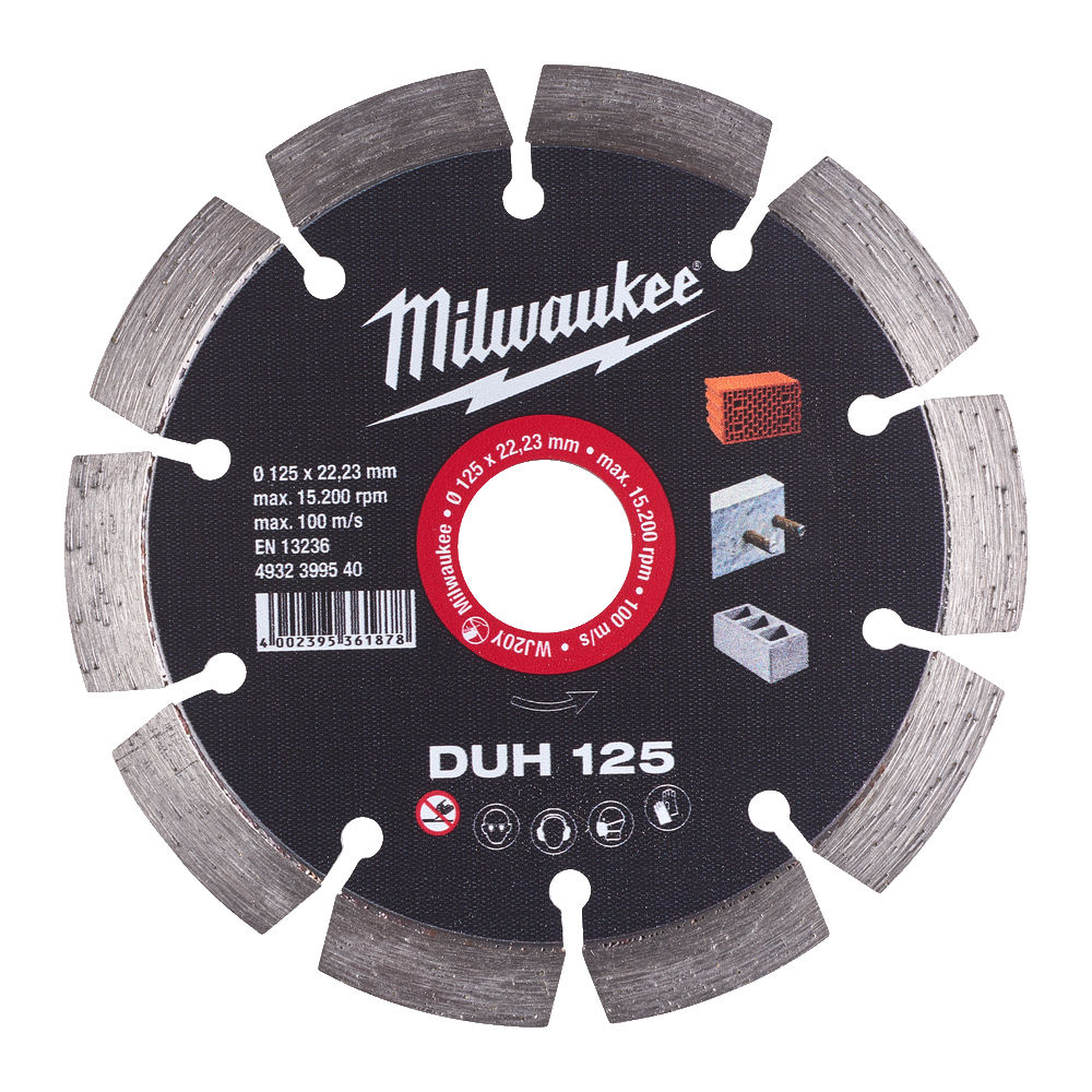 Diamantový kotouč na tvrdý materiál Milwaukee DUH 125 (4932399540)