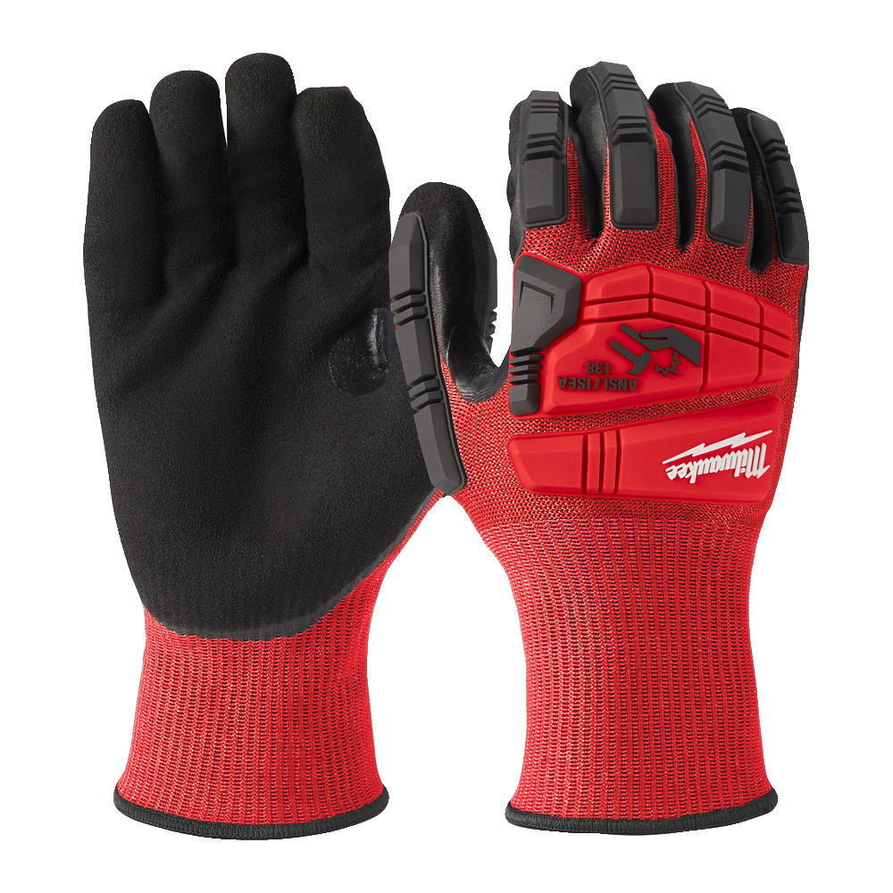Milwaukee povrstvené rukavice s třídou ochrany proti nárazu Velikost: 10 / XL