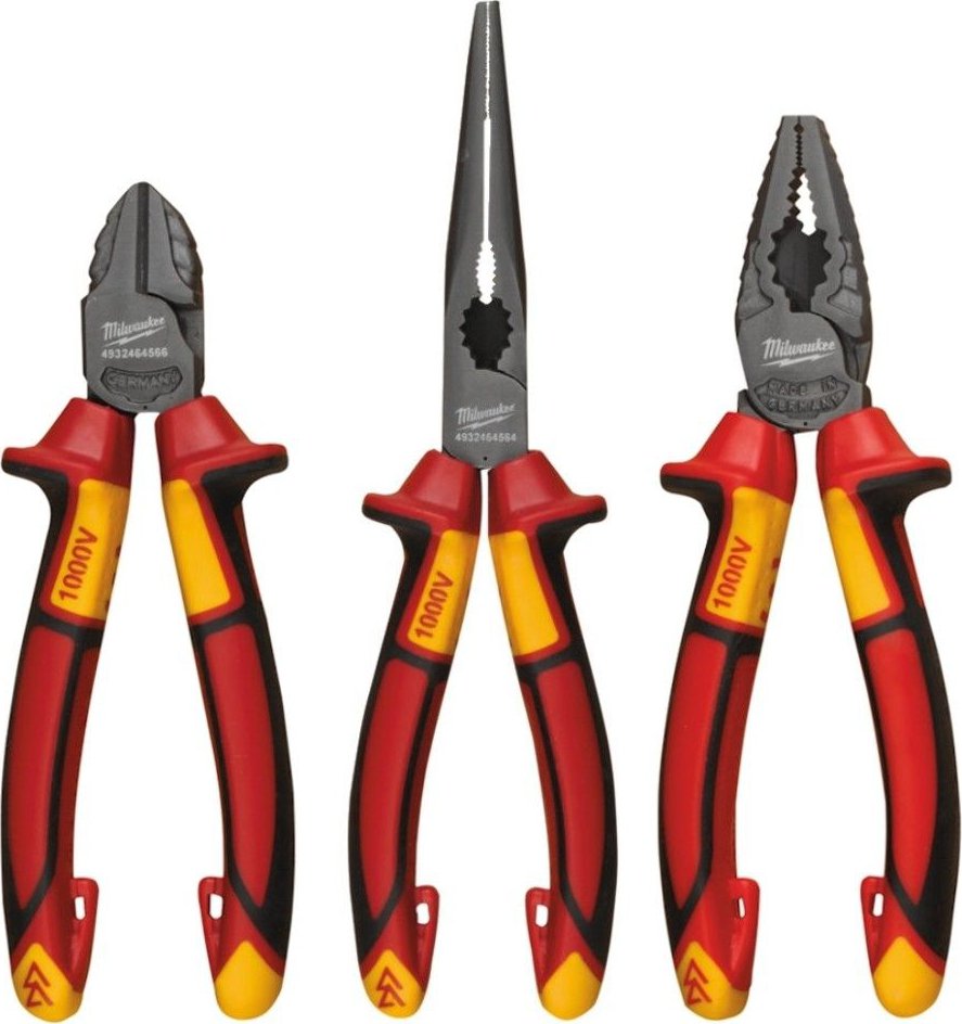 VDE Sada kleští (3 ks) Milwaukee 4932464575