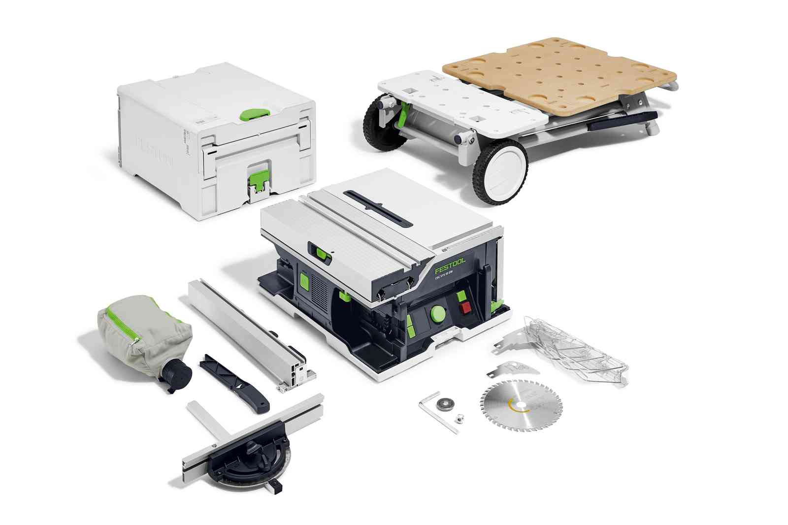 Akumulátorová stolní okružní pila Festool CSC SYS 50 EBI-Basic-Set 577371