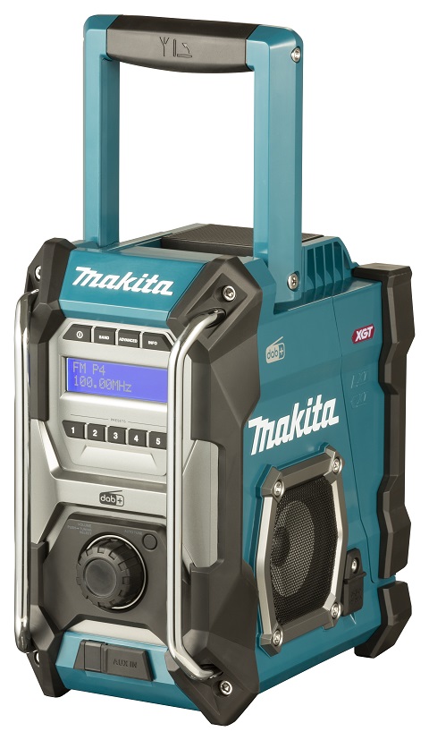 Aku rádio DAB s Bluetooth Makita, Li-ion CXT, LXT, XGT,12V-40V MR004GZ bez batrie