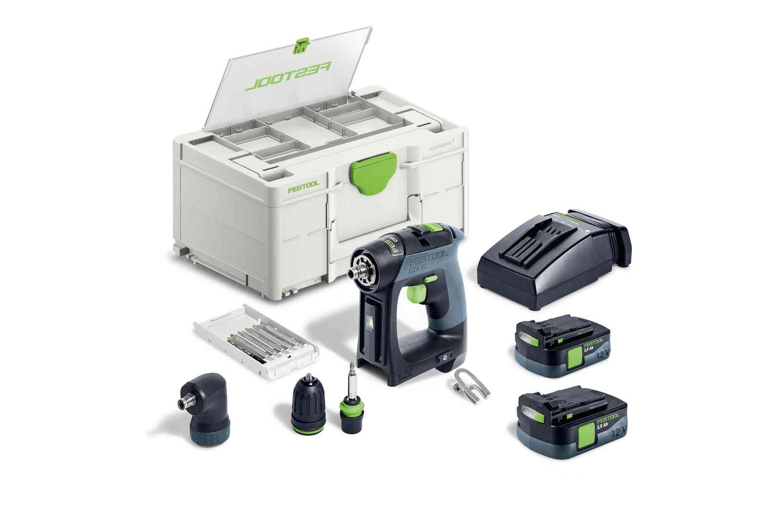 Akumulátorový vrtací šroubovák Festool CXS 12 2,5-Set 576865