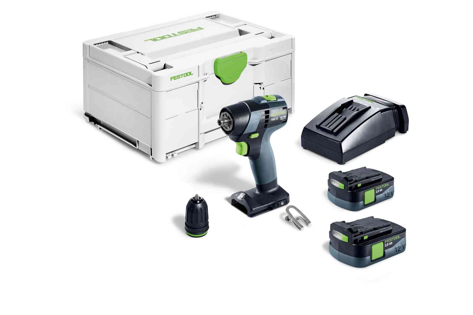 Akumulátorový vrtací šroubovák Festool TXS 12 2,5-Plus 576873