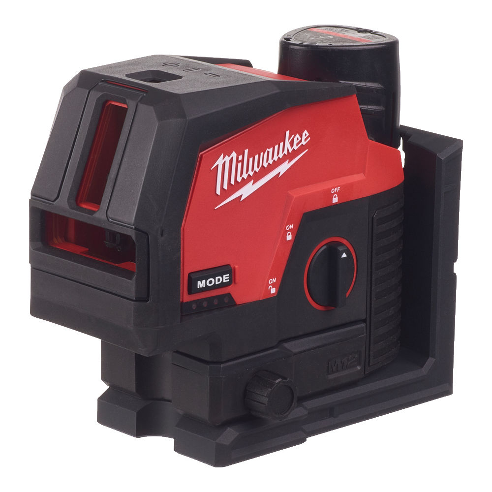 M12™ kombinovaný křížový liniovo-bodový laser Milwaukee M12 CLLP-301C