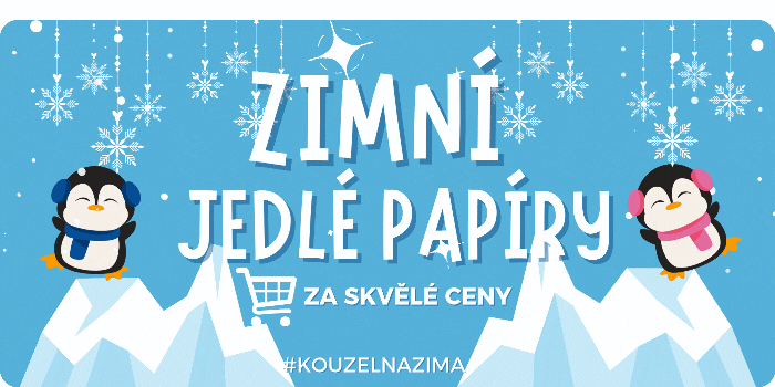 Silvestrovské a zimní edice jedlých obrázků