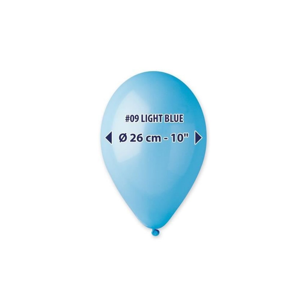 Balonky 26 cm - světle modré 100 ks  /BP