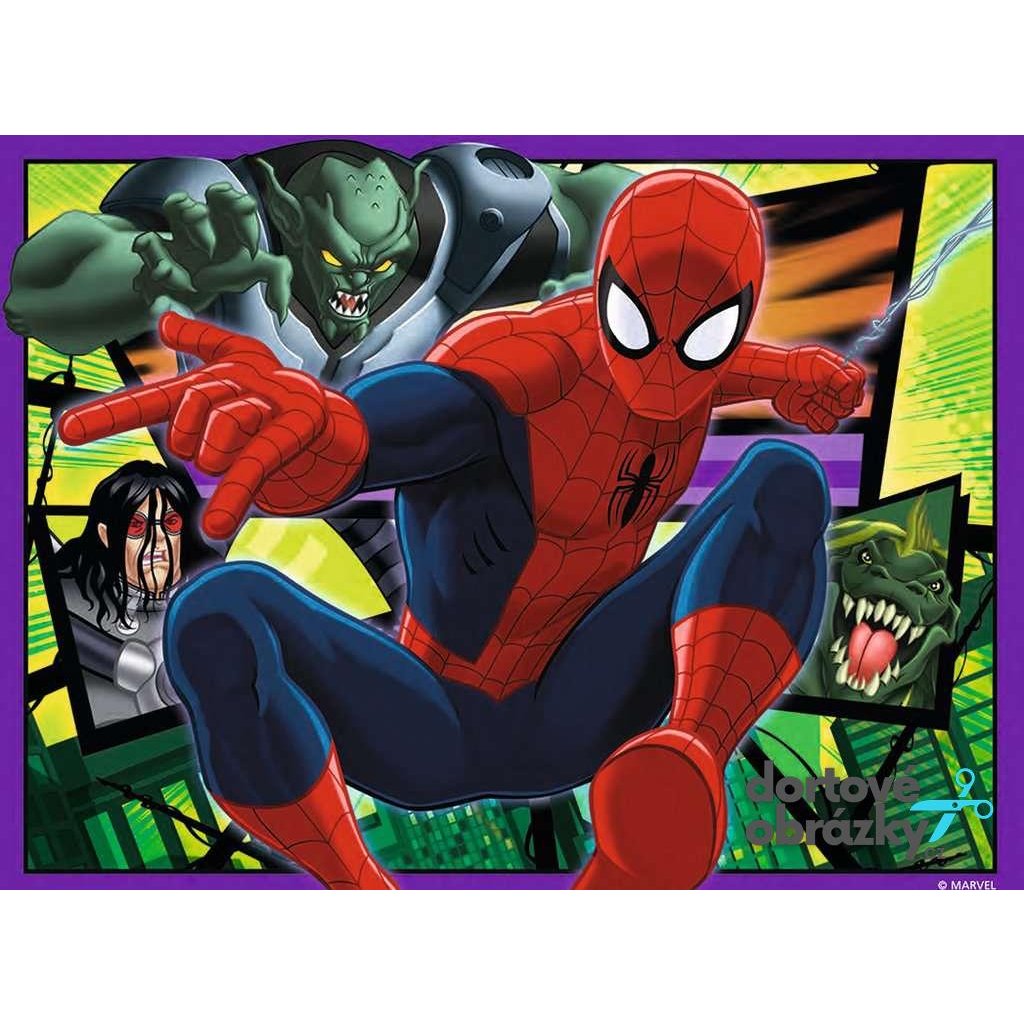 Jedlý papír  SPIDERMAN (● velikost formát A4 (25x20cm) ☝, ● materiál FONDÁNOVÝ DECORLIST ✴️)