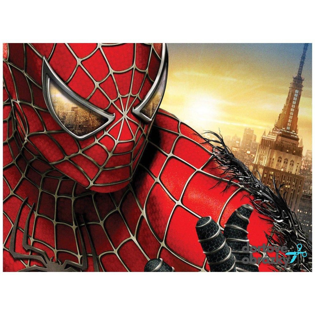 Jedlý papír  SPIDERMAN (● velikost formát A4 (25x20cm) ☝, ● materiál FONDÁNOVÝ DECORLIST ✴️)