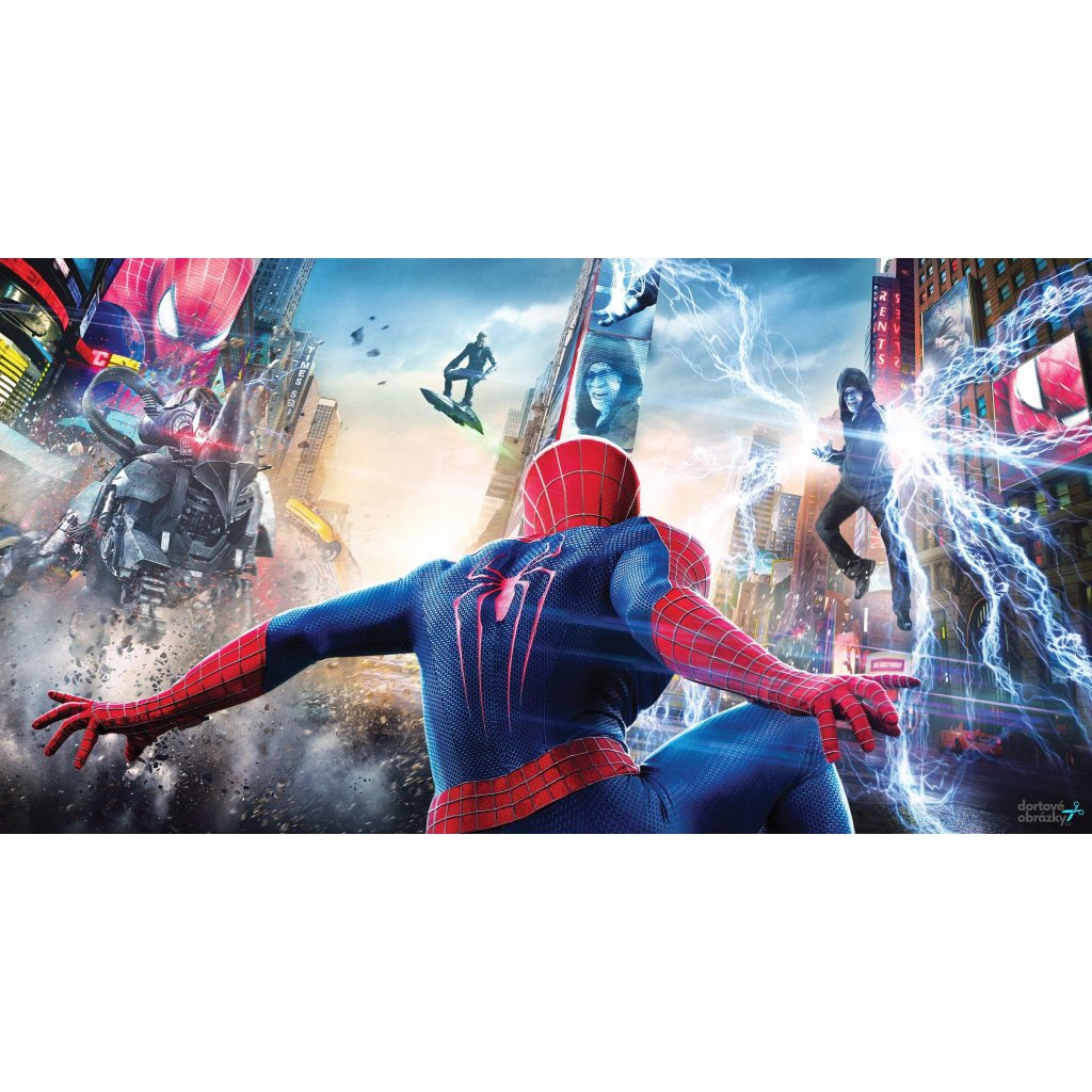 Jedlý papír  SPIDERMAN (● velikost formát A4 (25x20cm) ☝, ● materiál FONDÁNOVÝ DECORLIST ✴️)