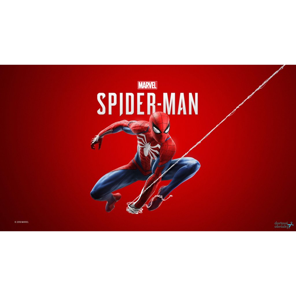 Jedlý papír  SPIDERMAN (● velikost formát A4 (25x20cm) ☝, ● materiál FONDÁNOVÝ DECORLIST ✴️)