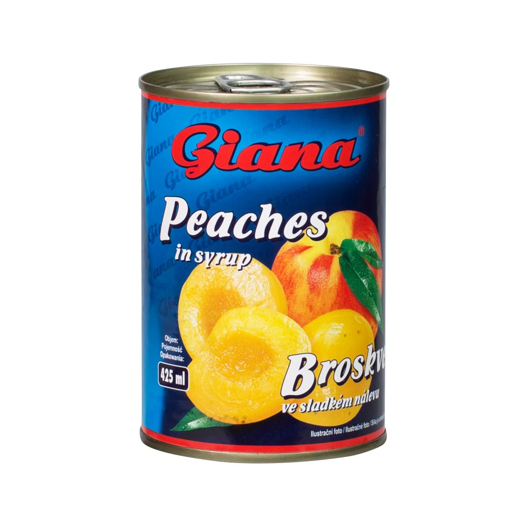 360542 giana broskve ve sladkem nalevu 425 ml