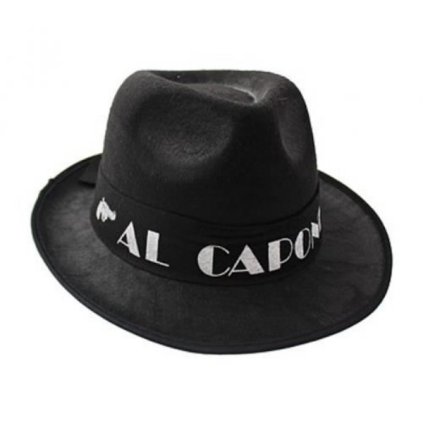 Klobouk Al Capone černý  /BP