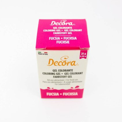Gelová barva fuchsia 28g - Decora  | Skvělé pro Váš domácí dort