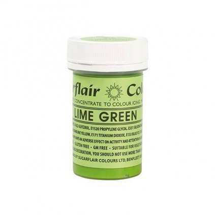 Gelová barva Sugarflair (25 g) Lime Green /D_A141